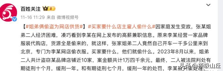 姐弟被网店老板诱骗偷盗，揭示社会底层的艰难与商业道德缺失